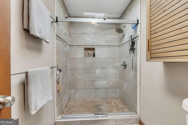 full bath with a stall shower