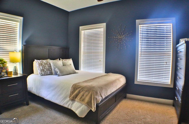 bedroom featuring carpet floors