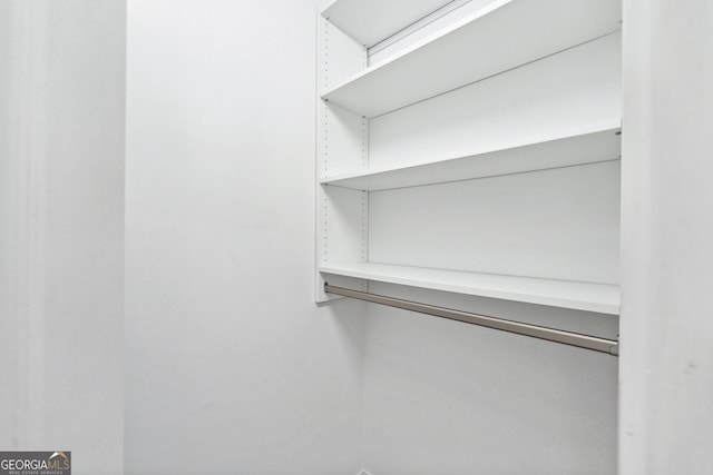 view of closet