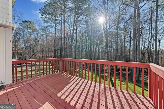 view of deck