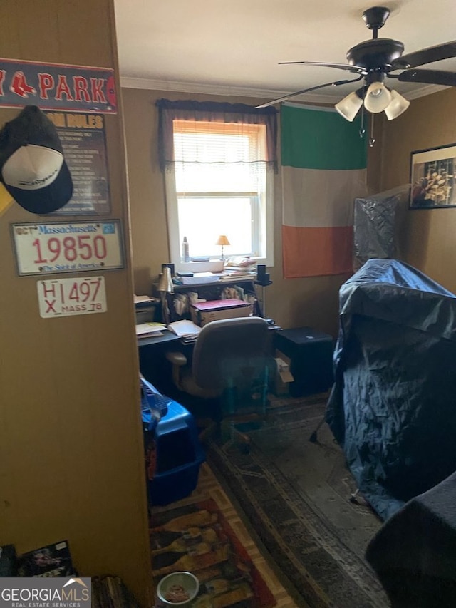 154 Buckhalter Rd, Savannah, GA 31405 - interior space featuring ceiling fan