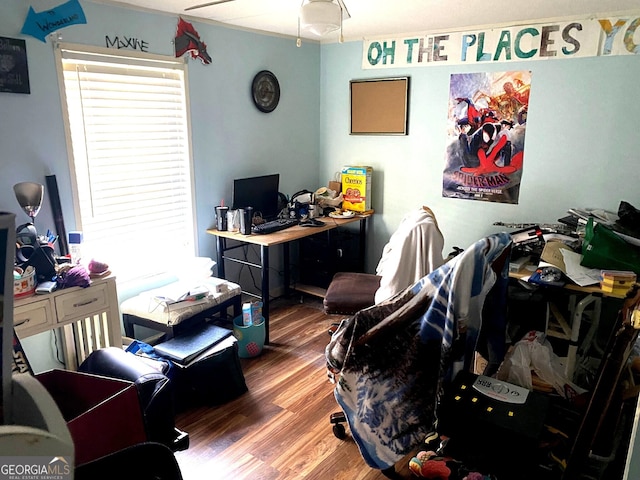 154 Buckhalter Rd, Savannah, GA 31405 - home office featuring a wealth of natural light and wood finished floors