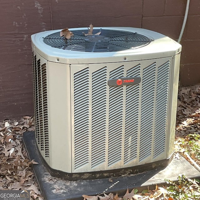 exterior details with central AC unit