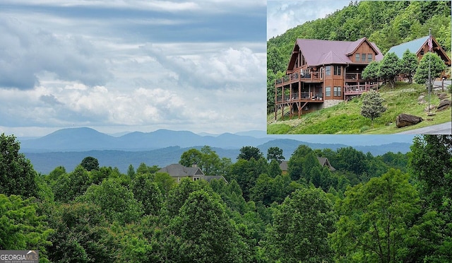 103 Wisteria Dr, Murphy, NC 28906 - mountain view featuring a forest