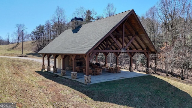 103 Wisteria Dr, Murphy, NC 28906 - surrounding community with a gazebo, a yard, and a patio area