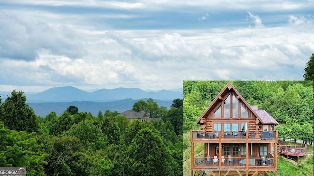 103 Wisteria Dr, Murphy, NC 28906 - view of mountain background featuring a forest