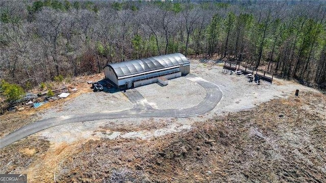 aerial view with a view of trees