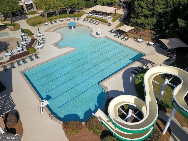 view of pool