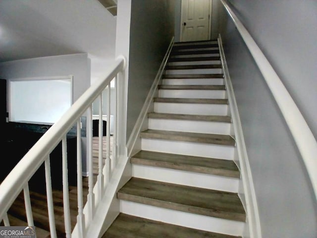 view of stairs