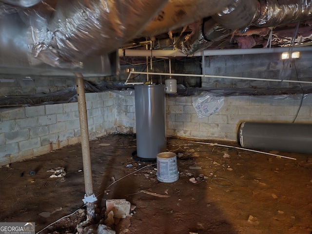938 Rebel Forest Dr SE, Atlanta, GA 30315 - basement with gas water heater