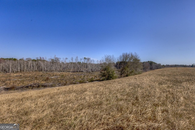 view of landscape with a rural view