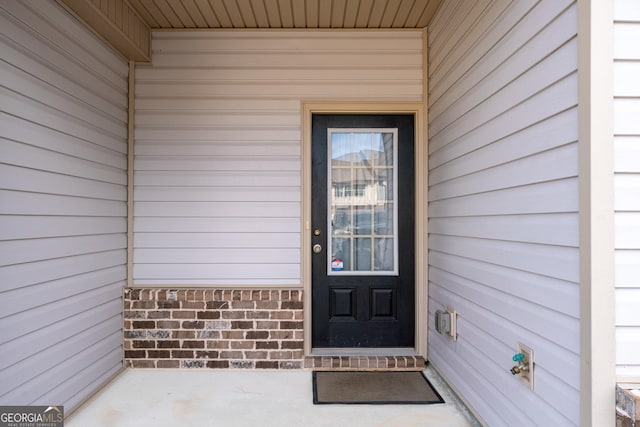 view of entrance to property