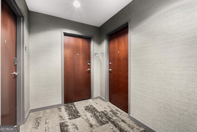 400 W Peachtree St NW Unit 3204, Atlanta, GA 30308 - doorway with baseboards