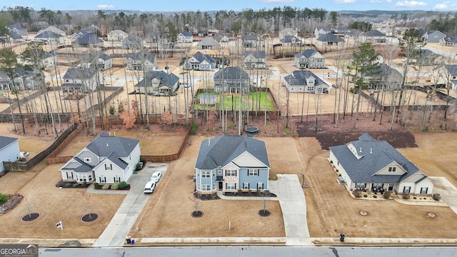 bird's eye view featuring a residential view