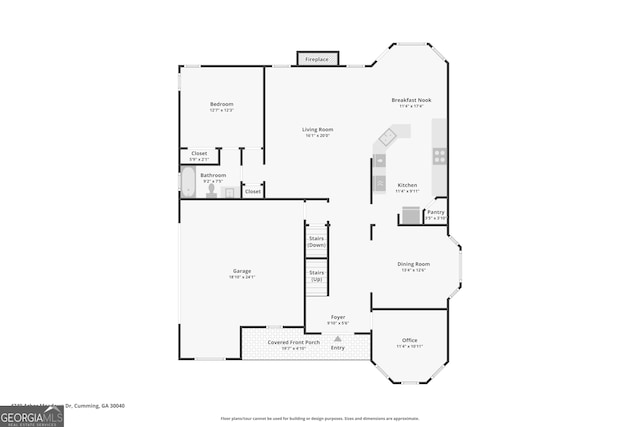 4740 Arbor Meadows Dr, Cumming, GA 30040 - view of layout