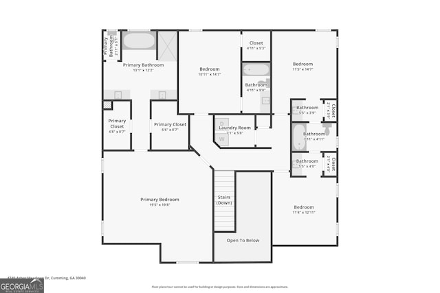 4740 Arbor Meadows Dr, Cumming, GA 30040 - plan