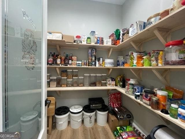 view of pantry