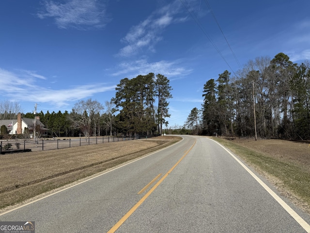 view of road