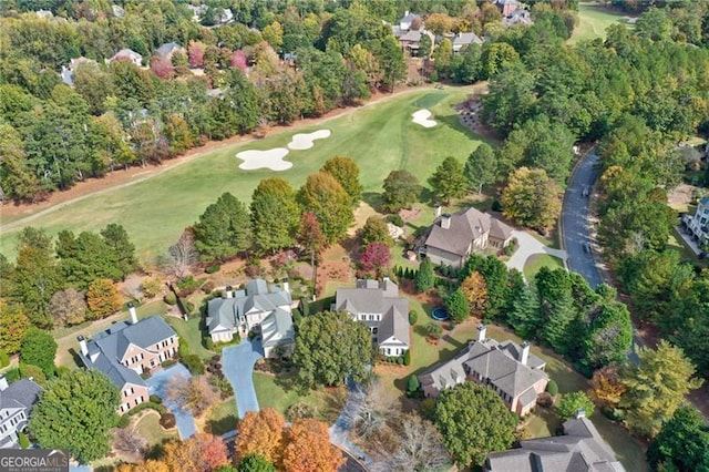 bird's eye view featuring a residential view