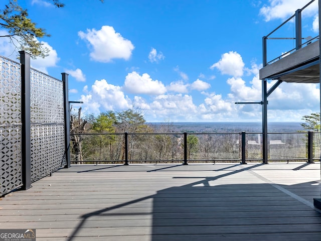 view of deck