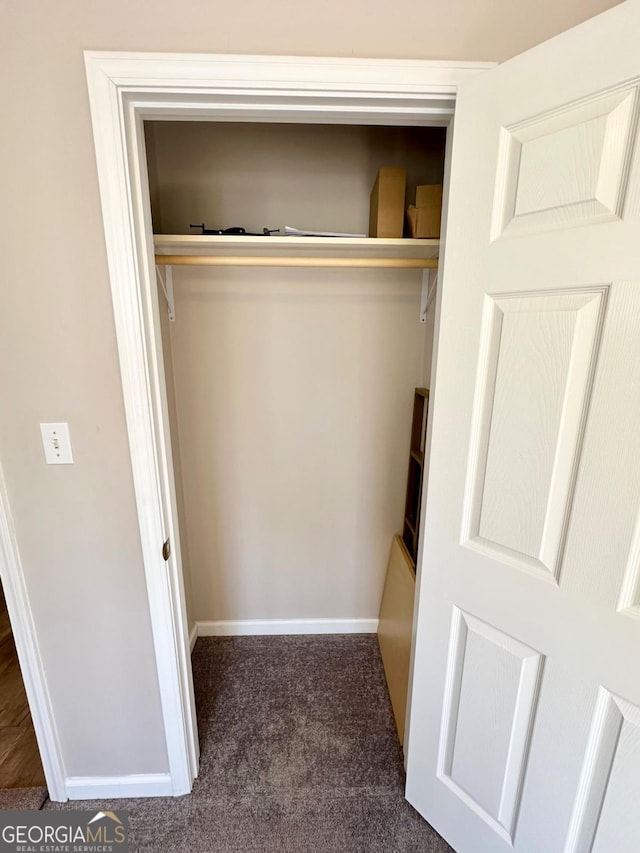 view of closet