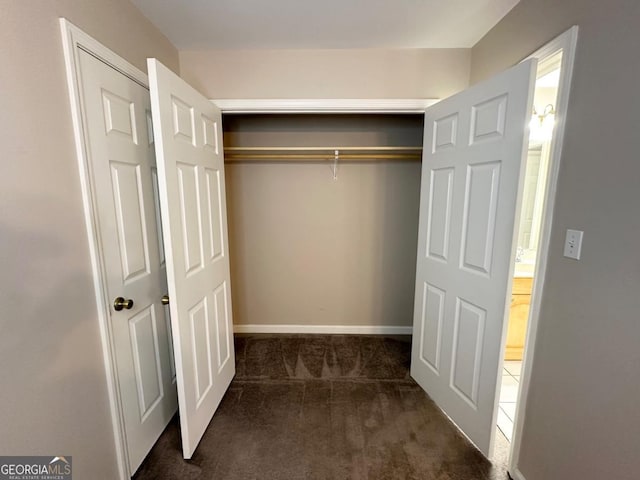 view of closet