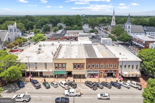 bird's eye view