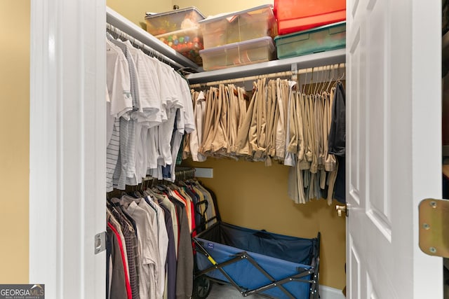 view of spacious closet