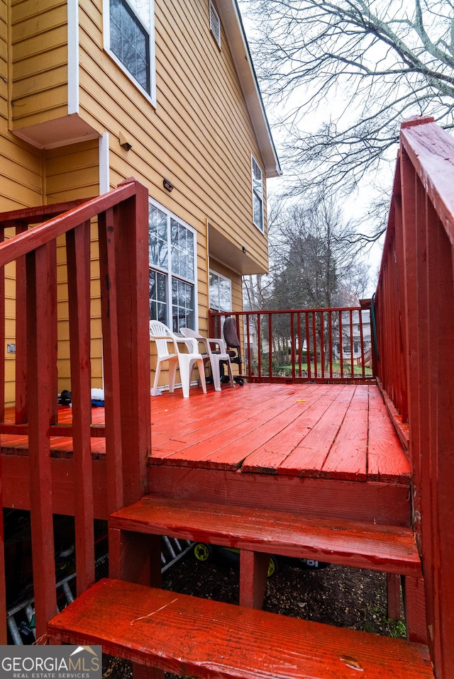 view of deck