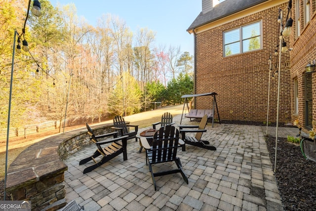 5230 Harris Springs Dr, Cumming, GA 30040 - view of patio / terrace