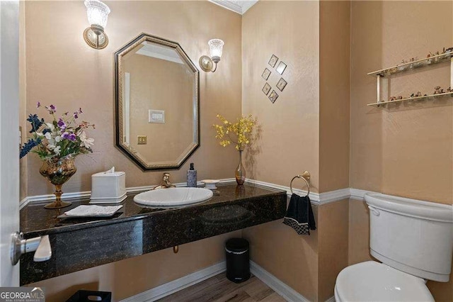 2590 Runic Way, Johns Creek, GA 30022 - half bath with a sink and toilet