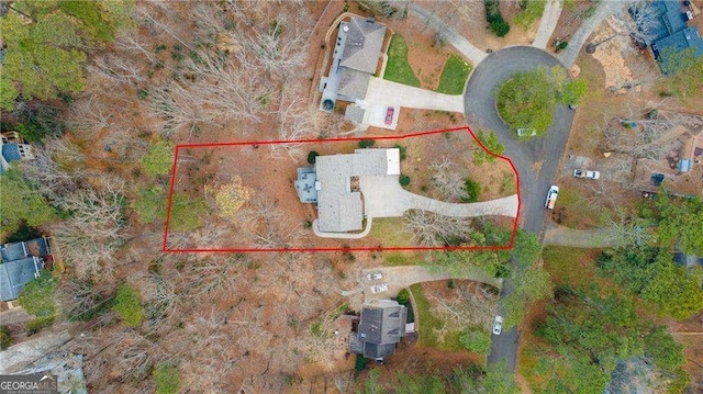 2590 Runic Way, Johns Creek, GA 30022 - view of property location with property parcel outlined