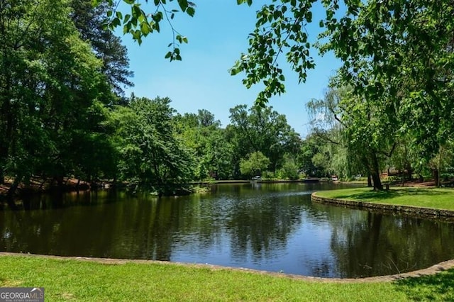 property view of water