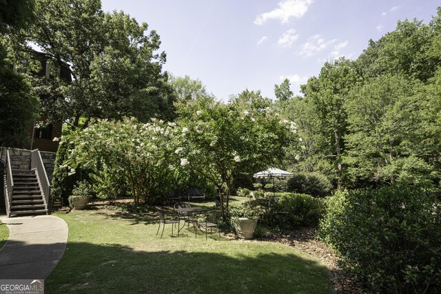 25309 Plantation Dr NE Unit 309, Atlanta, GA 30324 - view of grassy yard with stairs