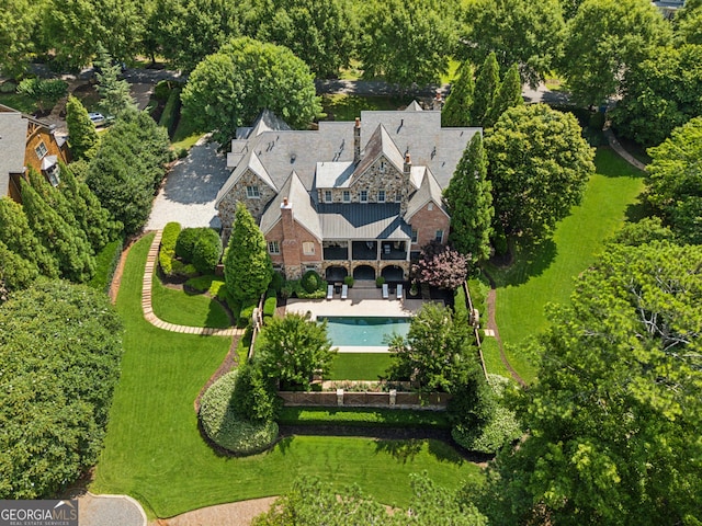 13940 Haystack Ln, Milton, GA 30004 - view of subject property featuring a pool