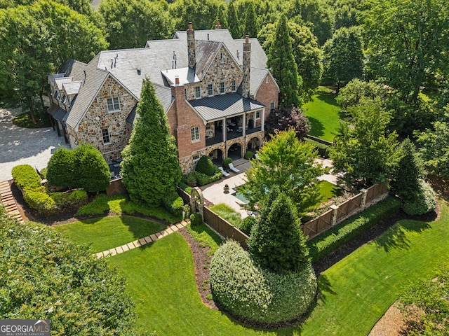 13940 Haystack Ln, Milton, GA 30004 - view from above of property