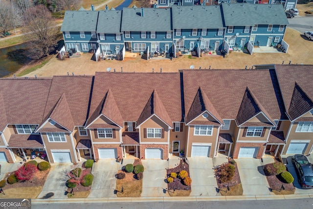 bird's eye view featuring a residential view