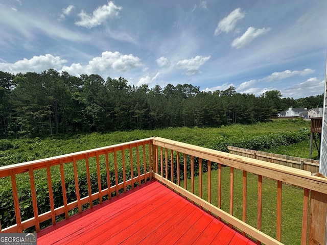 5546 Wellborn Creek Dr, Lithonia, GA 30058 - view of wooden terrace