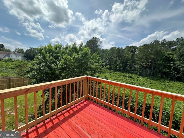 5546 Wellborn Creek Dr, Lithonia, GA 30058 - view of wooden deck