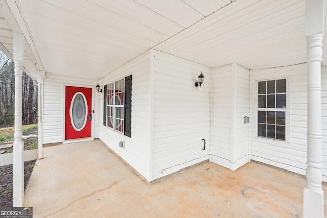 view of patio / terrace with covered porch