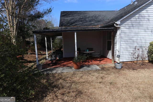 exterior space featuring a patio area