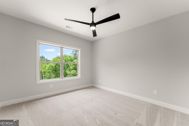 4860 Grandview Ct, Flowery Branch, GA 30542 - unfurnished room with baseboards, a ceiling fan, and carpet floors