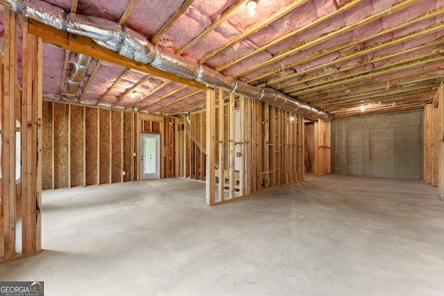 4860 Grandview Ct, Flowery Branch, GA 30542 - view of unfinished below grade area
