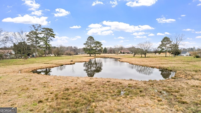 view of water feature