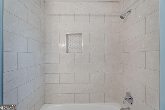 bathroom featuring shower / tub combination