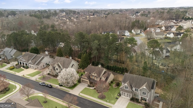 birds eye view of property featuring a residential view