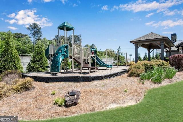 view of communal playground