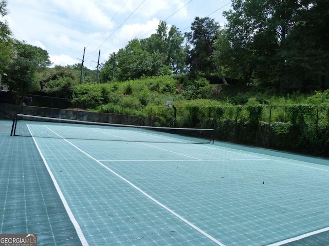 3527 Essex Ave Unit 74, Atlanta, GA 30339 - view of tennis court featuring fence
