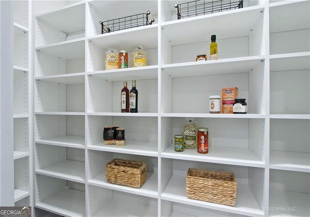 view of pantry