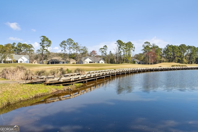 view of water feature